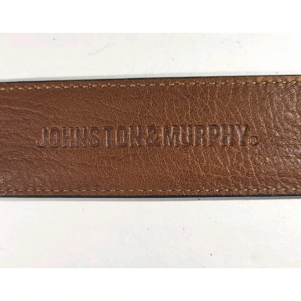 Johnston & Murphy Men's Black Leather‎ Dress Belt Size 36/1.5